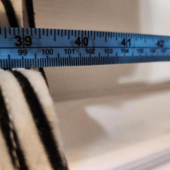 Böhme Women's White Striped High Neck Dress- Size Small - Picture 4 of 8